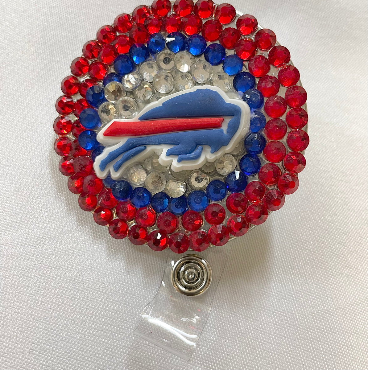 Buffalo Bills Red Retractable Badge Reel