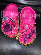 Load image into Gallery viewer, Custom Bling Rhinestone Children Crocs
