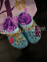 Load image into Gallery viewer, Custom Bling Rhinestone Children Crocs
