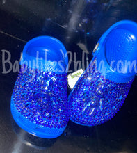 Load image into Gallery viewer, Custom Bling Rhinestone Children Crocs
