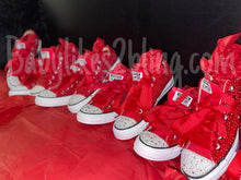 Load image into Gallery viewer, Custom Wedding Bling Athletic Sneaker
