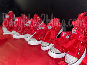 Custom Wedding Bling Athletic Sneaker