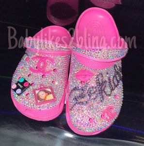 Custom Bling Rhinestone Adult Crocs