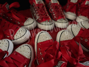 Custom Wedding Bling Athletic Sneaker