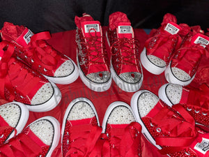 Custom Wedding Bling Athletic Sneaker