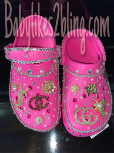 Custom Bling Rhinestone Adult Crocs