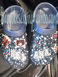 Custom Bling Rhinestone Adult Crocs