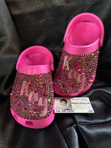 Custom Bling Rhinestone Adult Crocs