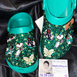 Custom Bling Rhinestone Adult Crocs