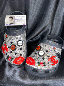 Custom Bling Rhinestone Adult Crocs