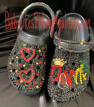 Load image into Gallery viewer, Custom Bling Rhinestone Adult Crocs
