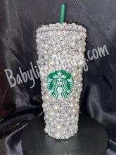 Load image into Gallery viewer, Custom Bling Starbucks Tumbler
