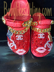 Custom Bling Rhinestone Adult Crocs