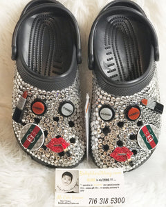 Custom Bling Rhinestone Adult Crocs