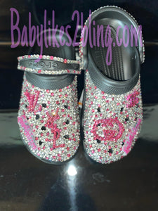 Custom Bling Rhinestone Adult Crocs