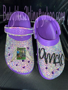 Custom Bling Rhinestone Adult Crocs