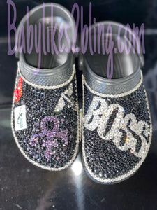 Custom Bling Rhinestone Adult Crocs