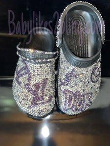 Custom Bling Rhinestone Adult Crocs