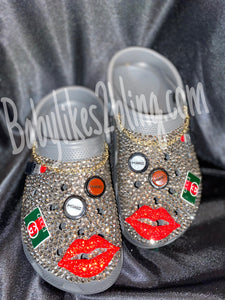 Custom Bling Rhinestone Adult Crocs