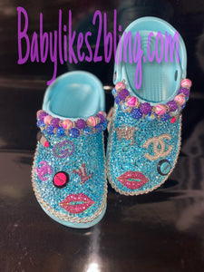 Custom Bling Rhinestone Adult Crocs