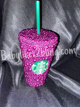 Load image into Gallery viewer, Custom Bling Starbucks Tumbler
