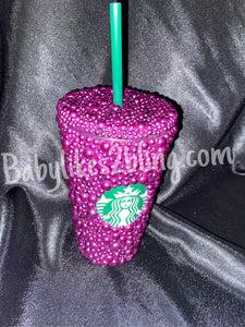 Custom Bling Starbucks Tumbler