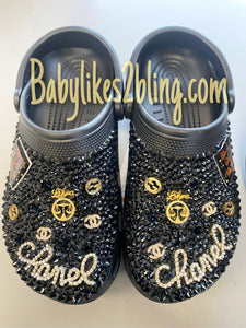 Custom Bling Rhinestone Adult Crocs