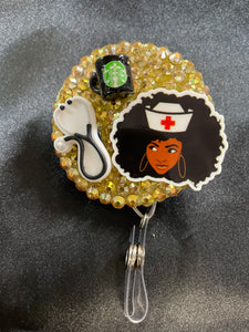 Nursing Bling Badge Reels