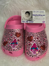 Load image into Gallery viewer, Custom Bling Rhinestone Children Crocs
