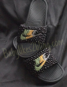 Bling Athletic Inspired Slides