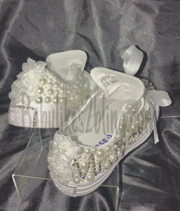 Custom Wedding Bling Athletic Sneaker