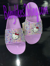 Load image into Gallery viewer, Custom Bling Rhinestone Croc Slides
