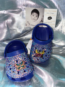 Custom Bling Rhinestone Children Crocs