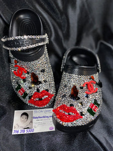 Custom Bling Rhinestone Adult Crocs