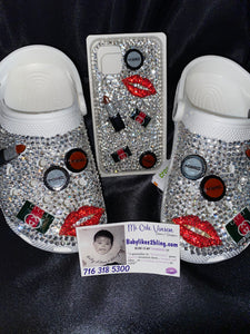 Custom Bling Rhinestone Adult Crocs