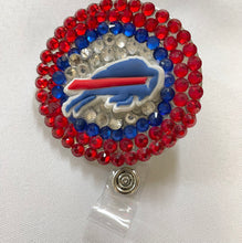 Load image into Gallery viewer, Buffalo Bills Bling Badge Reel Holders
