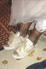 Load image into Gallery viewer, Custom Wedding Bling Athletic Sneaker
