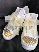 Load image into Gallery viewer, Custom Wedding Bling Athletic Sneaker
