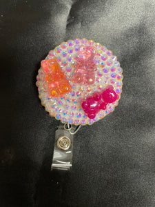 Yummy Gummy Bear Bling Badge Reels