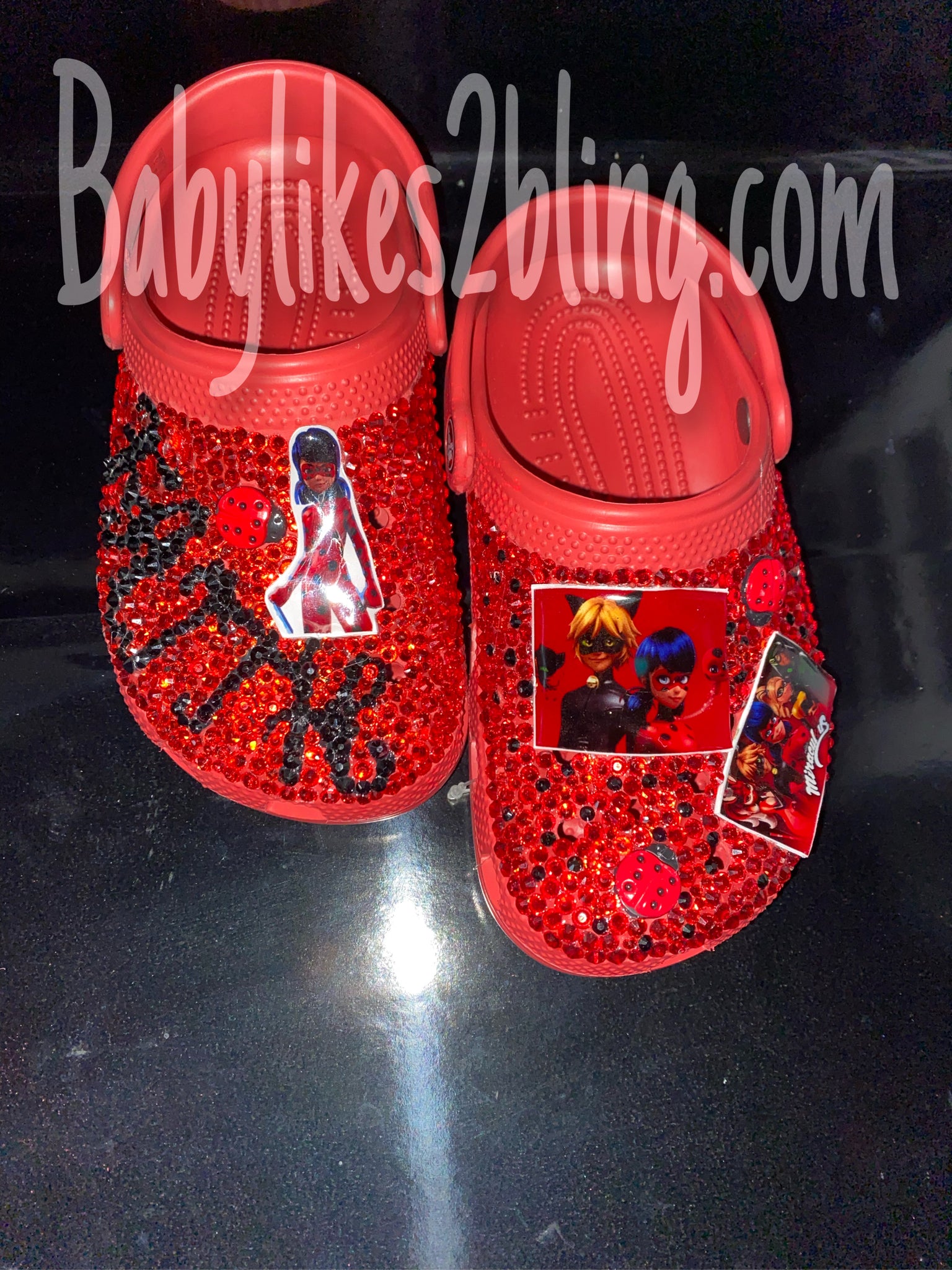 PREORDER* KIDS CUSTOM BLING CROCS – Hems and Hers