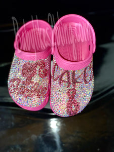 Custom Bling Rhinestone Children Crocs