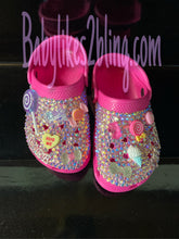 Load image into Gallery viewer, Custom Bling Rhinestone Children Crocs
