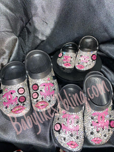 Mommy and Me Bling Croc Sets