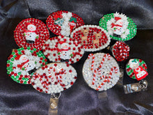 Load image into Gallery viewer, Holiday Bling Badge Reels
