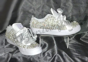 Custom Wedding Bling Athletic Sneaker