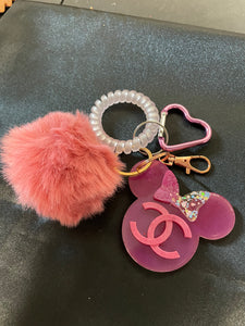 Fashion Inspired Mouse Keychain Sets