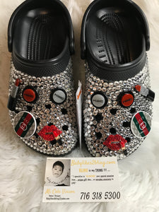 Custom Bling Rhinestone Adult Crocs